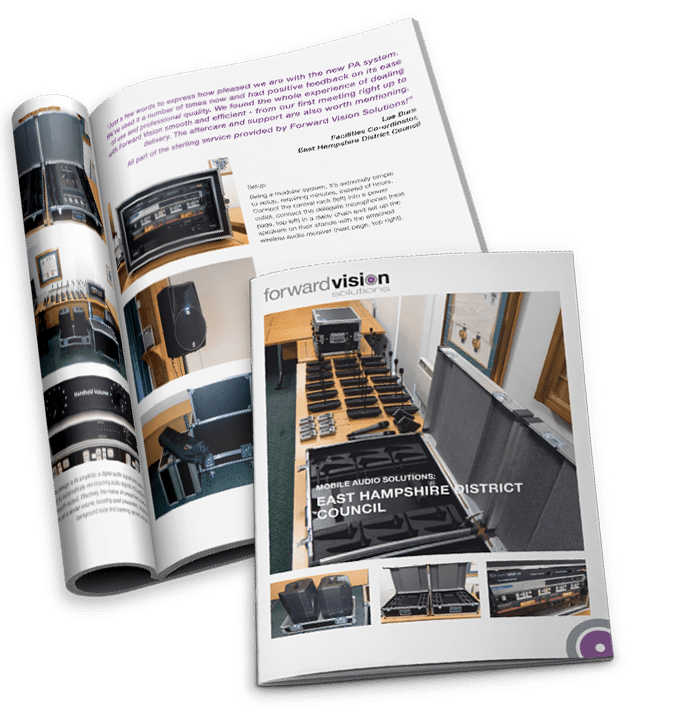 Case Studies East Hampshire council brochure mockup