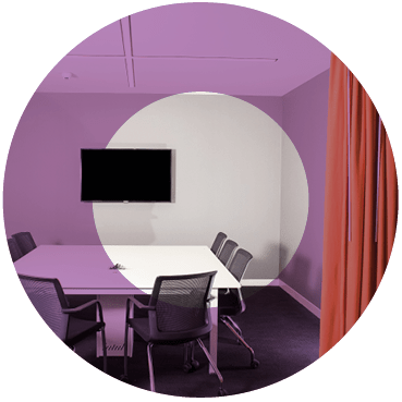 AV Meeting Rooms with tv set