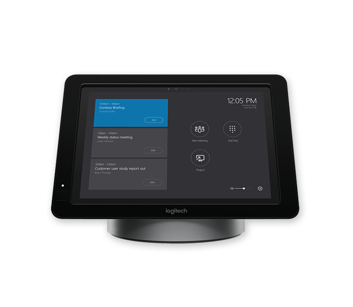 Skype Room Systems logitech tablet